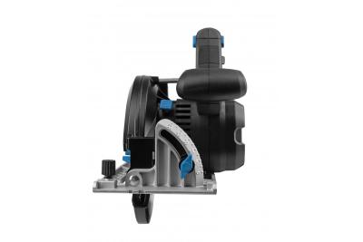 Fierăstrău circular cu acumulator HÖGERT, 18V, fără acumulator, cu racord pentru aspirator.