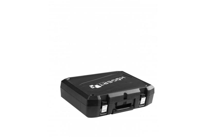 HÖGERT mașină de găurit cu acumulator 18V, set cu acumulator, încărcător, suport pentru biți, magazie pentru burghie.