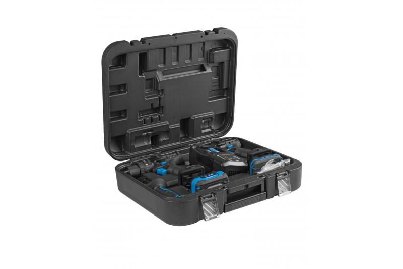 Set chei de impact cu acumulator HÖGERT 200 Nm 18V cu motor fără perii