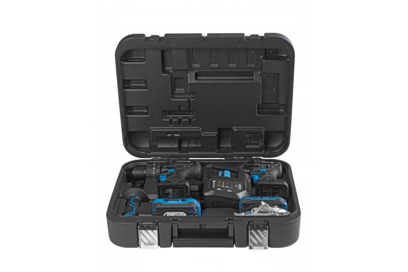 Set chei de impact cu acumulator HÖGERT 200 Nm 18V cu motor fără perii