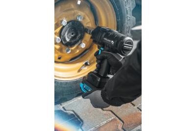 Set de chei cu impact pe acumulator HÖGERT, fără perii, 18V, cu acumulator, încărcător