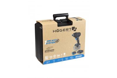 HÖGERT Fier de călcat fără perii cu acumulator de 18V, set cu acumulator, încărcător și accesorii