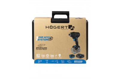 HÖGERT Fier de călcat fără perii cu acumulator de 18V, set cu acumulator, încărcător și accesorii