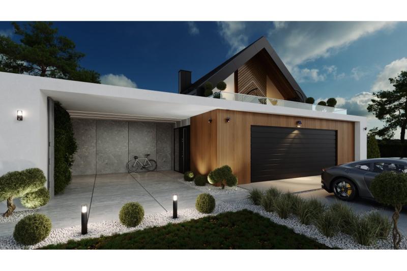 Lumină de inundație solară cu senzor de mișcare și crepuscular GUARDOS, LED, 300lm, 6400K, 1200mAh, IP65, cameră fictivă