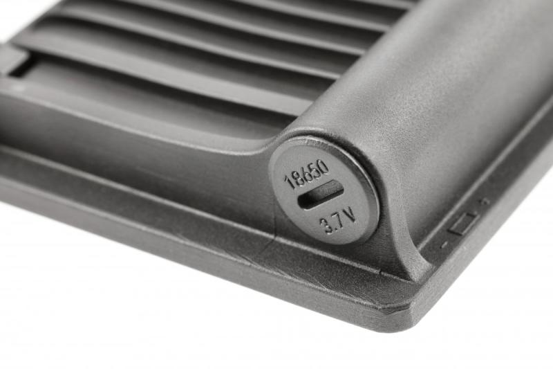 Lumină de inundație solară LUMOS II, LED, 2000lm, 6400K, 2600mAh înlocuibil, IP65, negru