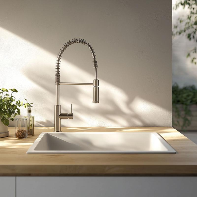 Ausmann Ceramic Ember Chiuvetă ceramică albă - Suprafață și Submontare 54 x 40 cm cu dop de oțel inoxidabil 1208970508