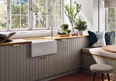 Ausmann Ceramic Haven Chiuvetă Ceramică Albă - Montaj pe Blat, Sub Blat și Semi-Blat 595 x 455 mm 1208970513