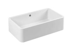 Ausmann Ceramic Mira Chiuvetă Ceramică Albă - Montaj Sub Blat și Semi-încastrat 795 x 460 mm 1208970515