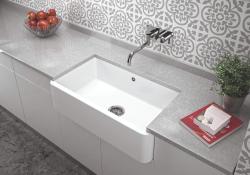Ausmann Ceramic Mira Chiuvetă Ceramică Albă - Montaj Sub Blat și Semi-încastrat 795 x 460 mm 1208970515