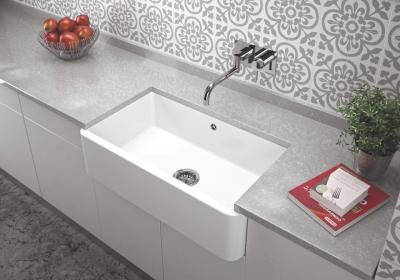 Ausmann Ceramic Mira Chiuvetă Ceramică Albă - Montaj Sub Blat și Semi-încastrat 795 x 460 mm 1208970515