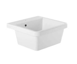 Ausmann Ceramic Frost Chiuvetă Ceramică Albă - Montaj Pe Blat 510 x 506 mm cu platformă pentru robinet 1208970516