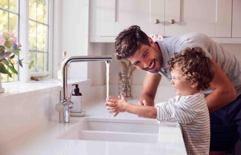 Landul de Granit Solo Chiuvetă de Granit Neagră submontată 42x34 cm cu Dop din Oțel Inoxidabil 1208970611