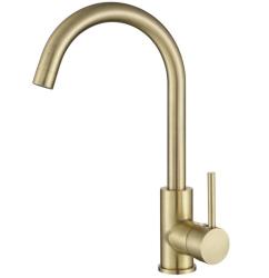 Ausmann Arvia robinet de bucătărie auriu PVD Gold cu gura de scurgere rotativă 1208970640