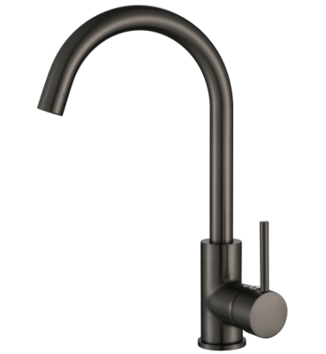 Ausmann Arvia Gun metal PVD robinet pentru bucătărie cu gura de scurgere rotativă 1208970641