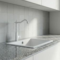 Graniteland Verve clasic nostalgie baterie de bucătărie alb 1208970653