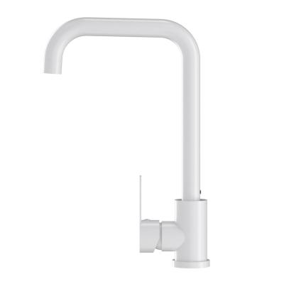 Baterie de bucătărie Graniteland Stellar Albă cu gură orientabilă 1208970668
