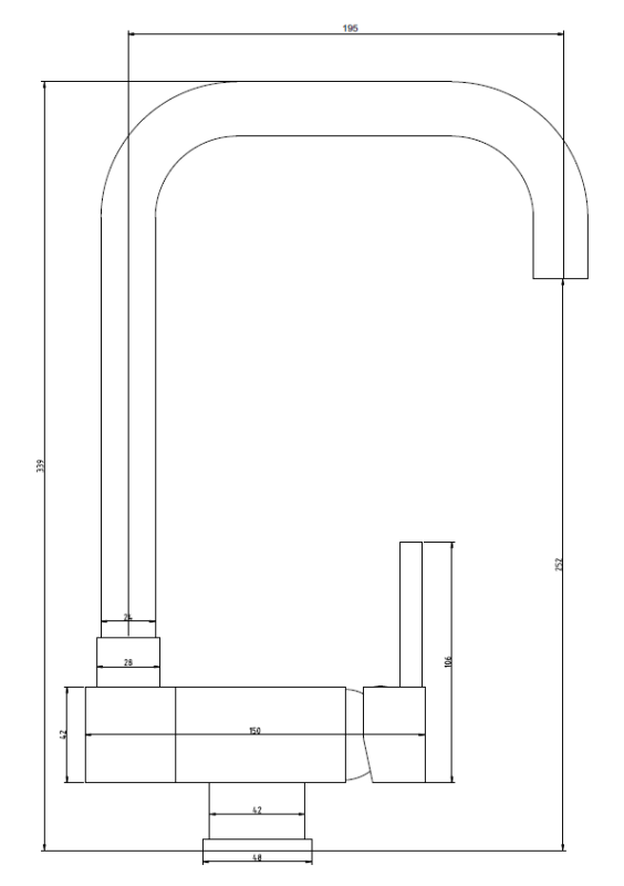 Graniteland Serenity fereastră rabatabilă Baterie de bucătărie Crom 1208970687