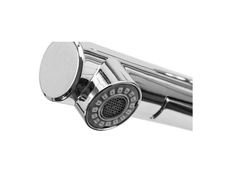 Baterie de bucătărie Graniteland Ceres Beige nisip cu gura de scurgere extensibilă și duș de mână cu dublă funcție 1208970708