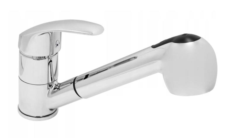 Graniteland Rhea Robinet de bucătărie Cromat cu Duș Extractibil și Funcție Dublă 1208970712