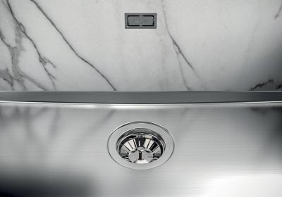 Baza Foster Phantom din inox pentru blatul de lucru cu chiuveta 40x40cm pentru incorporare în ceramică, piatră naturală și suprafață solidă de 20mm 1208970718