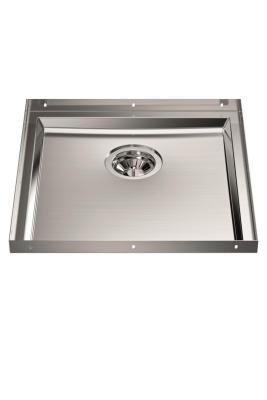 Foster Phantom Base Oțel Inoxidabil Placă de Bază Blat Chiuvetă 40x40cm pentru Încorporare în Ceramică, piatră naturală și Suprafață Solidă, grosime 12mm 1208970719