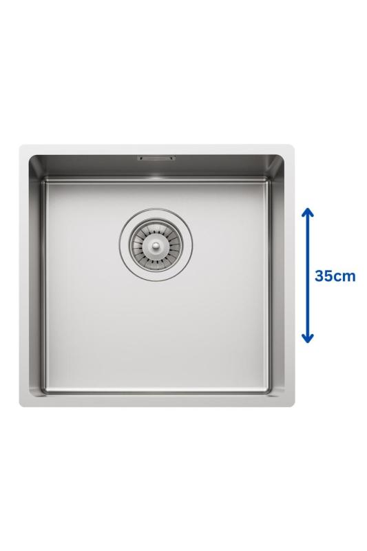 Foster L35 Speciale 35 cm lung Chiuvetă inox 365 x 350 mm Submontaj 1208970722.