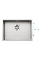 Foster L35 Speciale 35 cm lung Chiuvetă din oțel inoxidabil 50 x 35 cm Montaj sub blat 1208970723