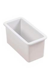 Ausmann Ceramic Ember Ceramică Albă jumătate de chiuvetă montaj pe blat și sub blat 174 x 400 mm cu dop din inox 1208970734