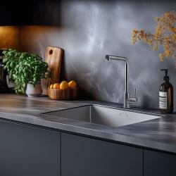 Set combinat Pure.Sink Prestige din oțel inoxidabil, chiuvetă 50x40 cm cu robinet de bucătărie din oțel inoxidabil 1208970762