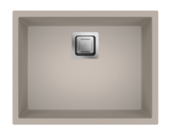 Chiuveta de sub și suprafață Dura Stretto Quartz Bej Nisip 56x44 cm 1208970767