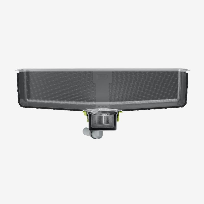 Franke Maris Quiet MQX 110.82 RVS Chiuvetă mare 820x424 mm Submontaj 122.0694.476