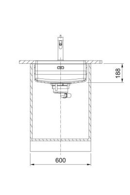 Franke Maris Quiet MQX 110.50 RVS Chiuvetă 50x40 cm Submontare 122.0694.477
