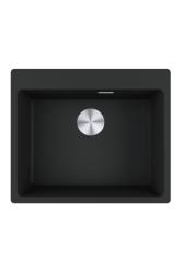 Franke Maris MRG 610-50 TL Fragranite Mat Negru Chiuvetă de Suprafață cu Gaură pentru Robinet 114.0668.630