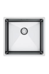 Franke Bolero Plus New R10 B2X 210-40-37 Chiuvetă din oțel inoxidabil pentru montare la suprafață, sub suprafață și încorporabilă 40x37 cm 127.0730.522