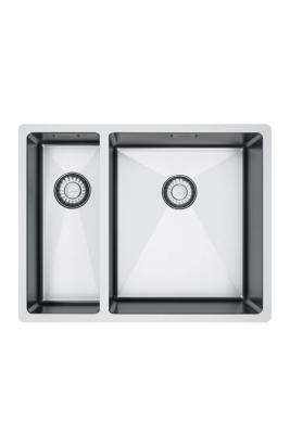 Franke Bolero Plus New R10 B2X 260-34-16 BR 1,5 Chiuveta din inox de o jumătate de dată Montare la nivel, sub montare și supra montare 56x45 cm 127.0733.338
