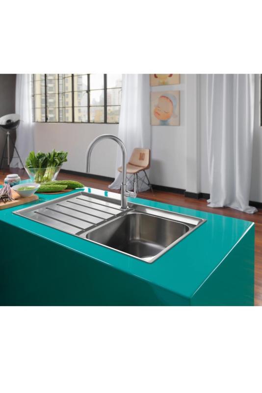 Baterie de Bucătărie Franke Maris Slim J Cromată cu Gât Extensibil 115.0728.388