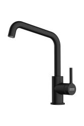 Franke Lina U Robinet de bucătărie cu gură pivotantă negru 115.0728.474