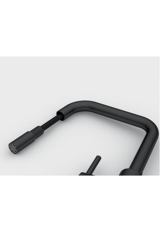 Franke Lina U Baterie de bucătărie neagră cu gât extensibil 115.0728.477