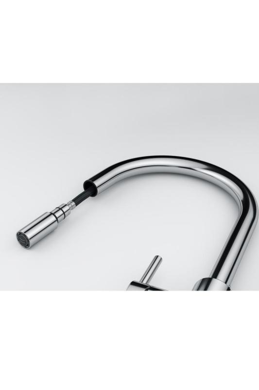 Baterie de bucătărie Franke Lina Crom cu Duș de mână retractabil 115.0693.229