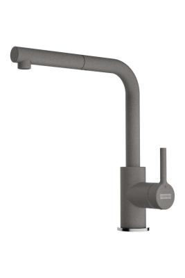 Franke Lina L Robinet de bucătărie gri piatră cu țeavă extensibilă 115.0728.486