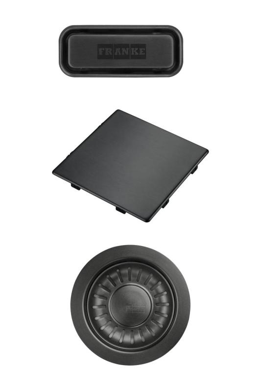 Set de culori Franke Kubus 2.0 Set de scurgere Gun Metal 1208970828