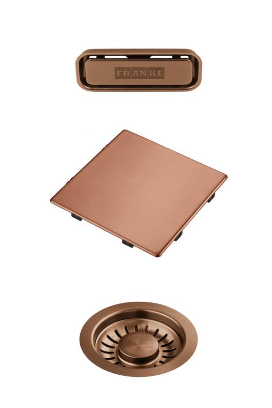 Set de culoare Franke Kubus 2.0 Set de scurgere Cupru 1208970832