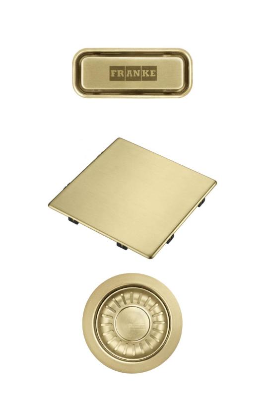 Set de culori Franke Kubus 2.0 Set de scurgere Aur 1208970836