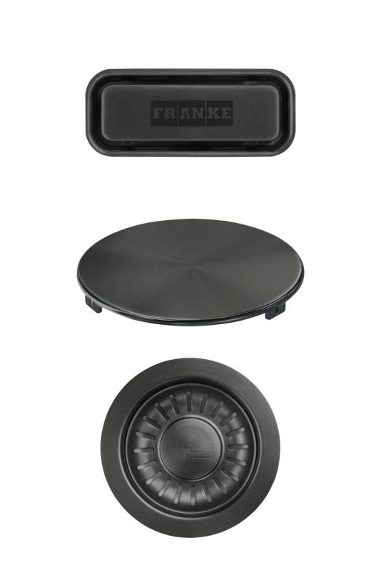 Set de culoare Franke Maris Set de scurgere Gun Metal 1208970839