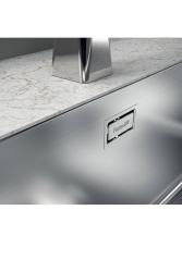 Chiuveta Foster Phantom Slimline inox 40x40cm pentru montare sub blat de ceramică 1208971123