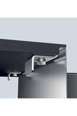 Chiuveta Foster Phantom Slimline inox 40x40cm pentru montare sub blat de ceramică 1208971123
