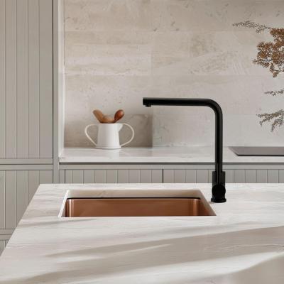 Pure.Sink Exclusivo Chiuvetă de cupru 34x40 cm cu rază de 10mm pentru montare inferioară, montare plană și suprafață PEX3440-62