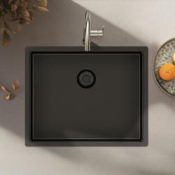 Pure.Sink Exclusivo Chiuveta din metal de culoare arme 50x40 cm, raza de 10mm, montaj sub blat, montaj la nivelul blatului și montaj suprapus PEX5040-61