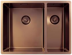Pure.Sink Exclusivo Cupru 1,5 chiuvetă dublă 34+18 cm rază 10mm PEX341840-62