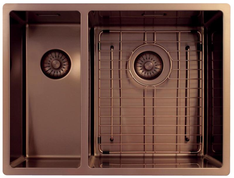 Pure.Sink Exclusivo Cupru 1,5 chiuveta dublă 18+34cm rază 10mm PEX183440-62